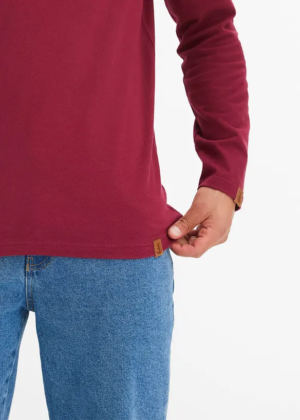 Bpc Bonprix Collection Langarmshirt Aus Reiner Bio-Baumwolle