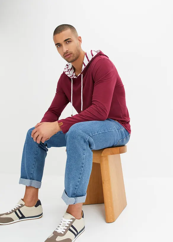 Bpc Bonprix Collection Langarmshirt Aus Reiner Bio-Baumwolle