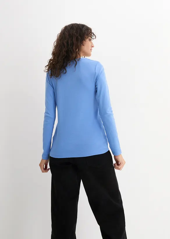 Bpc Bonprix Collection Langarmshirt Mit Karree-Ausschnitt (2er Pack)