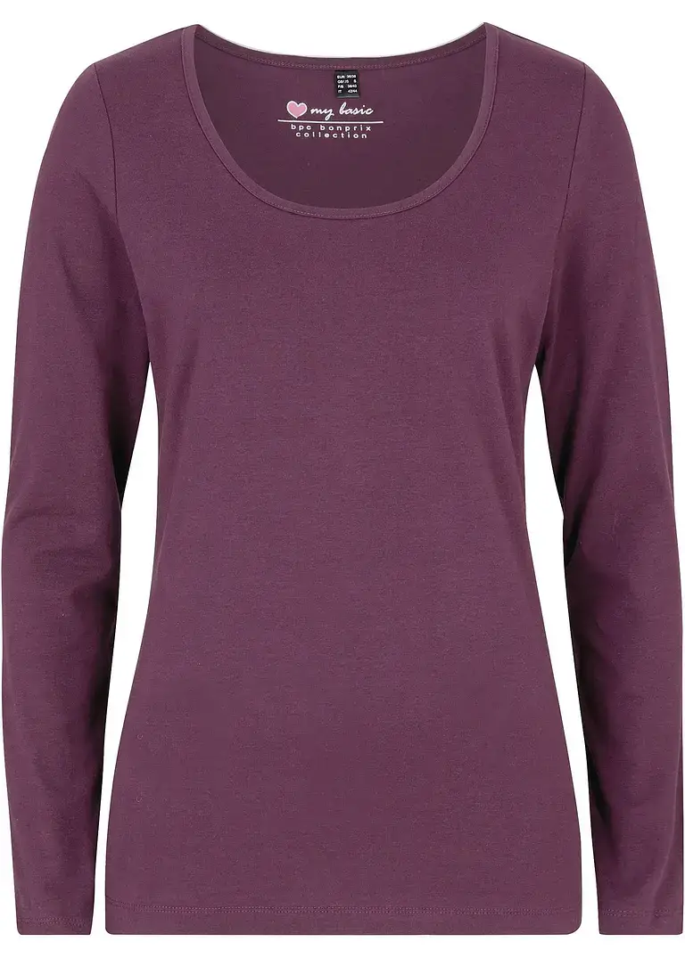 bpc bonprix collection Langarmshirt mit Rundhalsausschnitt