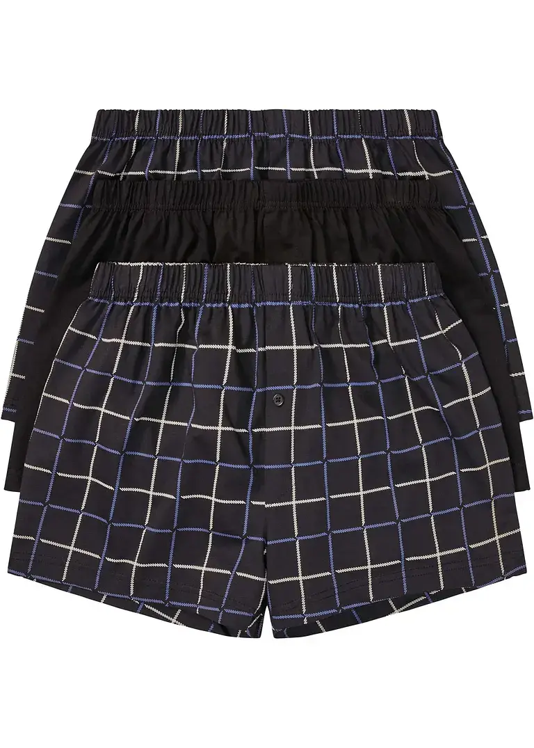 bpc bonprix collection Lockere Jersey Boxershorts (3er Pack)