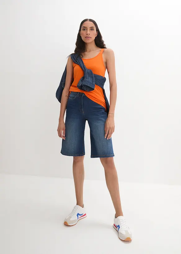Bonprix Longtop Mit Verstellbaren Trägern Mit Bio-Baumwolle (2er Pack)