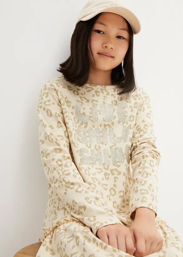 Bpc Bonprix Collection Mädchen Jerseykleid Mit Bio-Baumwolle