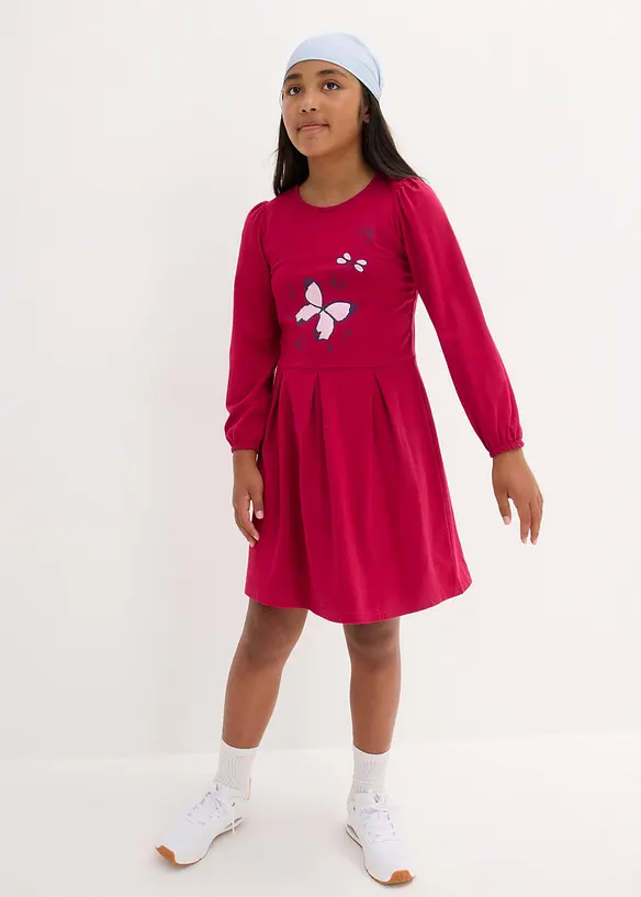Bpc Bonprix Collection Mädchen Jerseykleid Mit Bio-Baumwolle