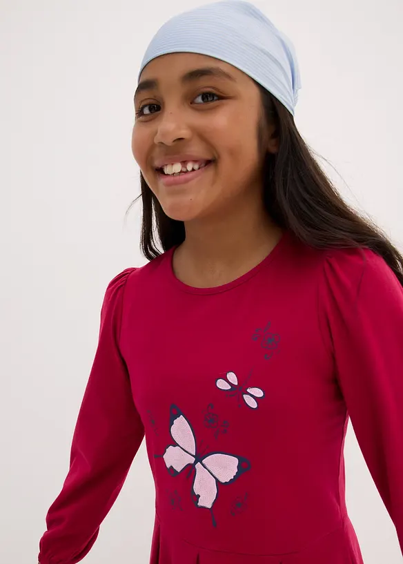 Bpc Bonprix Collection Mädchen Jerseykleid Mit Bio-Baumwolle