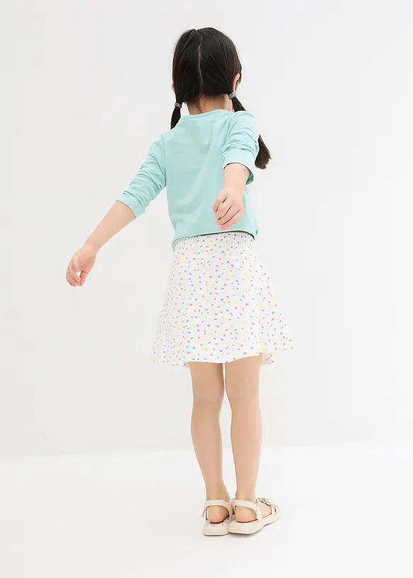 Bpc Bonprix Collection Mädchen Jerseyrock Mit Integrierter Radler Mit Bio-Baumwolle