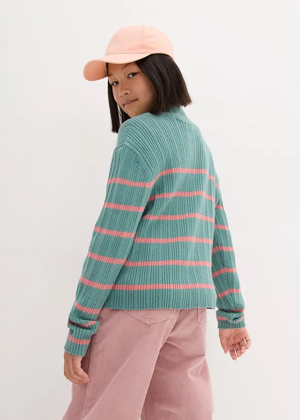 Bpc Bonprix Collection Mädchen Rippen-Strickpullover