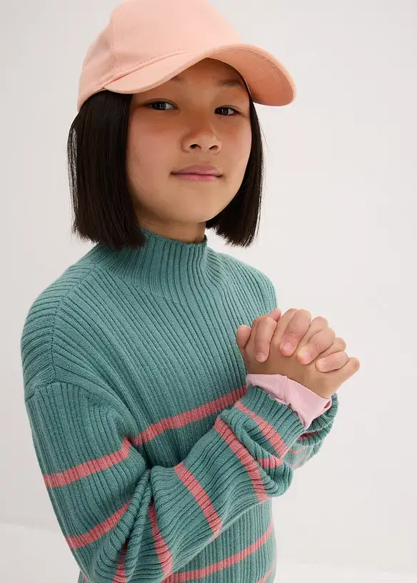 Bpc Bonprix Collection Mädchen Rippen-Strickpullover