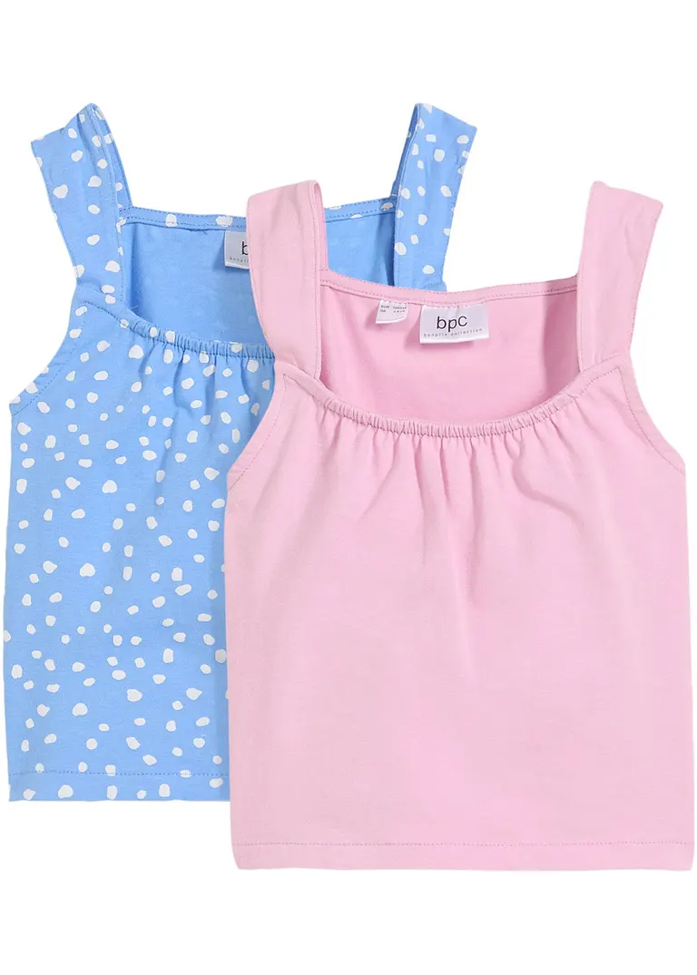 Bpc Bonprix Collection Mädchen Träger Top (2er Pack) Mit Bio-Baumwolle