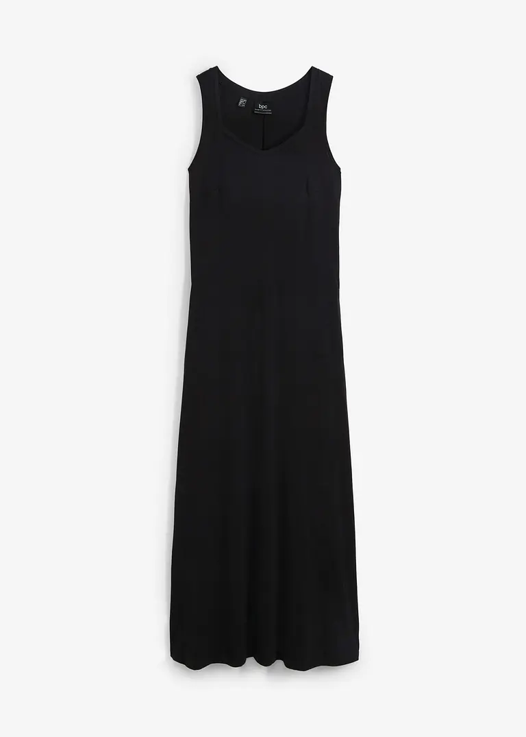 bonprix Maxi-Jersey-Kleid aus Baumwoll- Viskose Mischung
