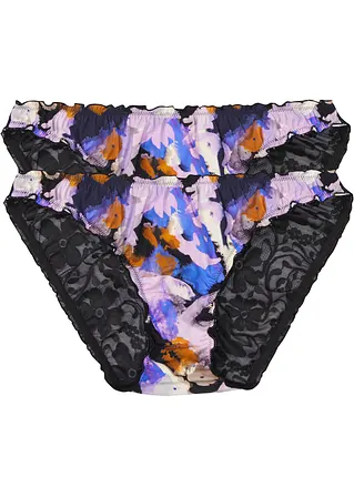 BODYFLIRT Minislip aus Spitze (2er Pack) mit recyceltem Polyamid