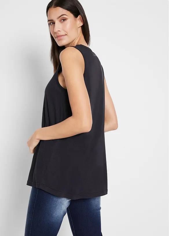 Bpc Bonprix Collection Nachhaltiges Long-Top Mit Rundhals