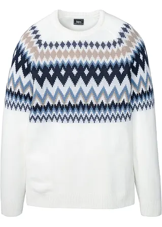 bpc bonprix collection Norweger-Pullover mit recyceltem Polyacryl