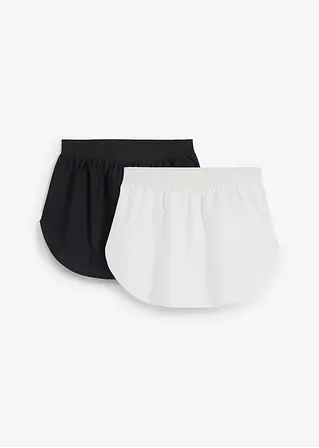 bonprix Oberteilverlängerung in Blusenoptik, 2er Pack