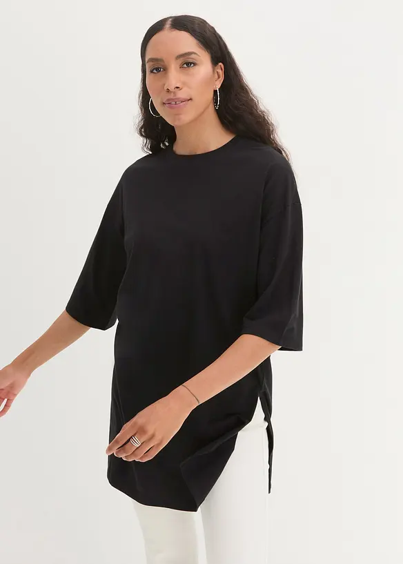 Bpc Bonprix Collection Oversize Longshirt Mit Seitenschlitzen