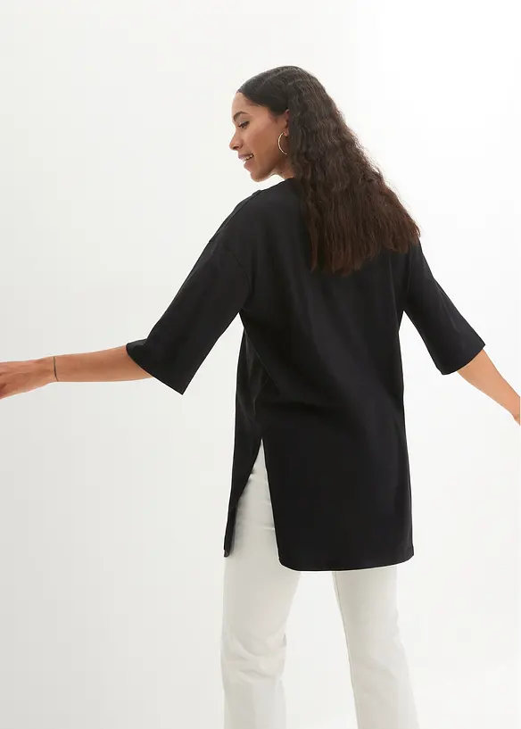 Bpc Bonprix Collection Oversize Longshirt Mit Seitenschlitzen