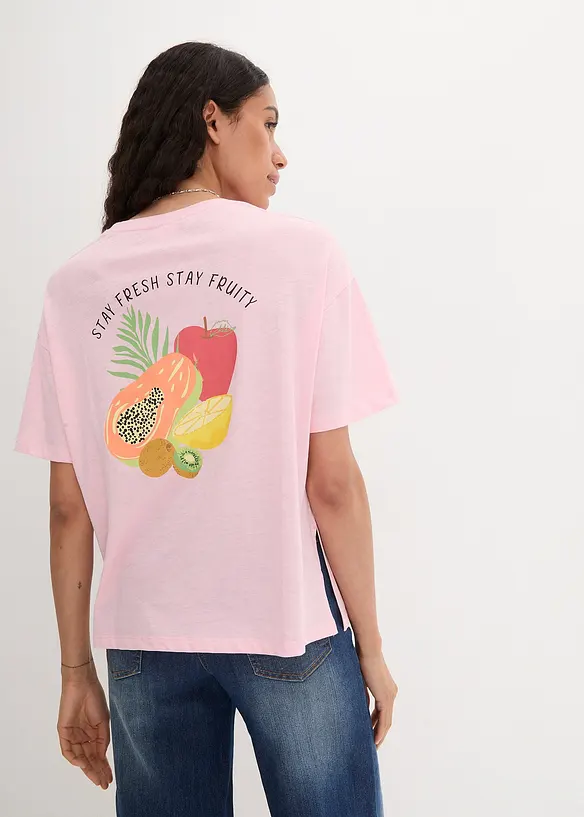 Bpc Bonprix Collection Oversize-Shirt Mit Druck Auf Dem Rücken