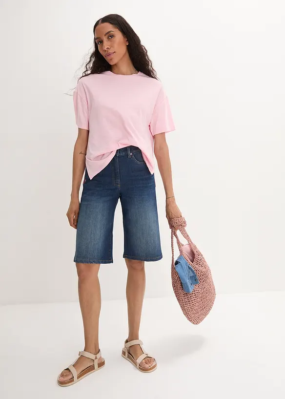 Bpc Bonprix Collection Oversize-Shirt Mit Druck Auf Dem Rücken