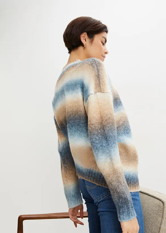 Bpc Bonprix Collection Pullover Mit Farbverlauf Und Wollanteil