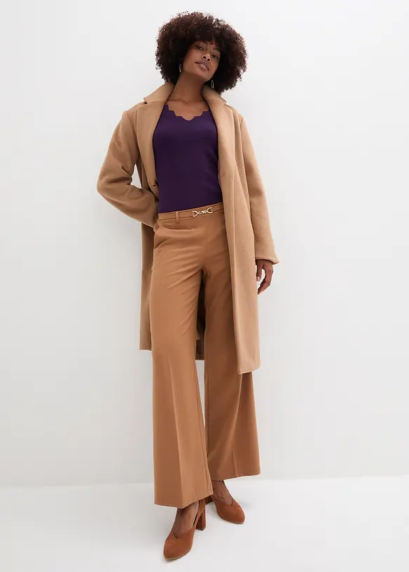 Bpc Selection Pullover Mit Wellenförmigen Ausschnitt