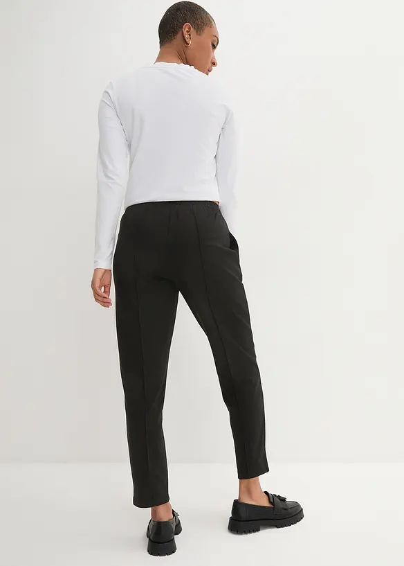 Bpc Bonprix Collection Punto-di-Roma Hose Mit Biesen Und Rundumbequembund