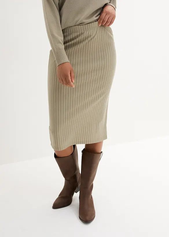 Bpc Bonprix Collection Punto Di Roma Rock Mit Bequembund, Wadenlang