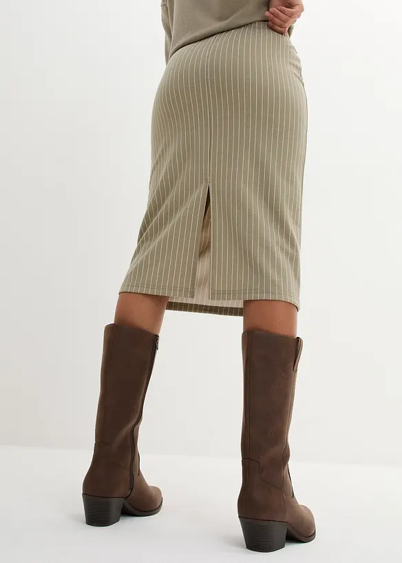 Bpc Bonprix Collection Punto Di Roma Rock Mit Bequembund, Wadenlang