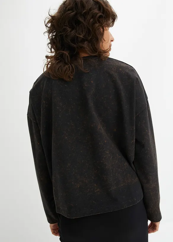 RAINBOW Bedrucktes Sweatshirt Im Used Look
