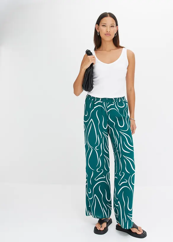 RAINBOW Fließende Hose Mit Druck