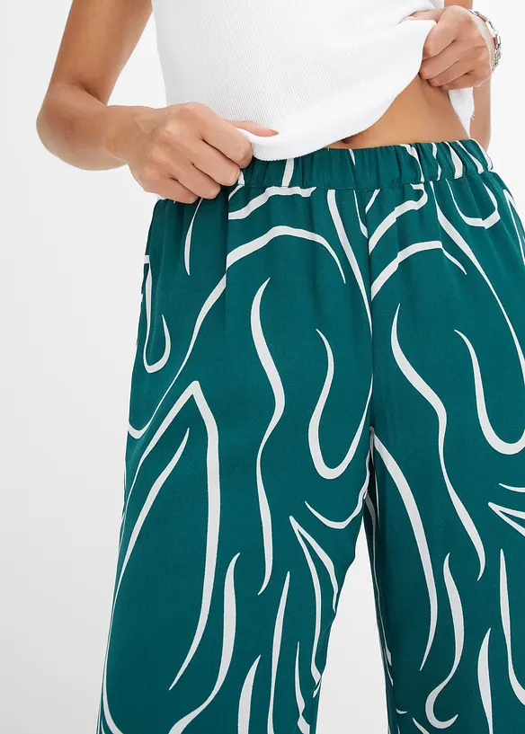 RAINBOW Fließende Hose Mit Druck