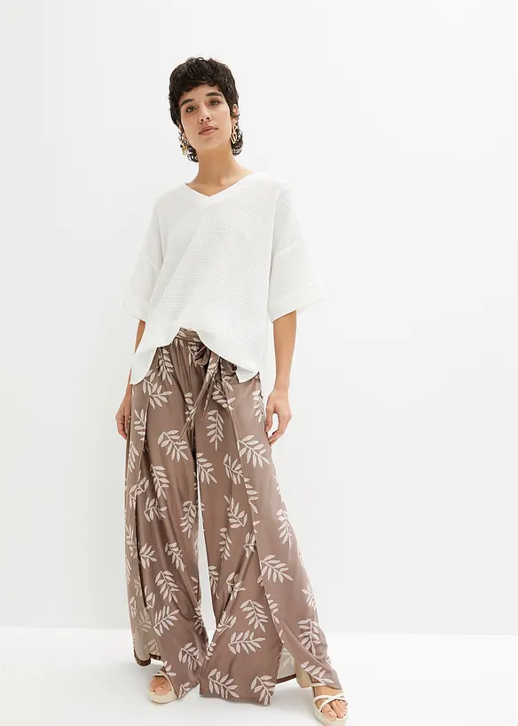 RAINBOW Hose In Wickeloptik Aus Jerseycrepe