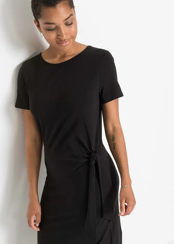 RAINBOW Jerseykleid Mit Knotendetail