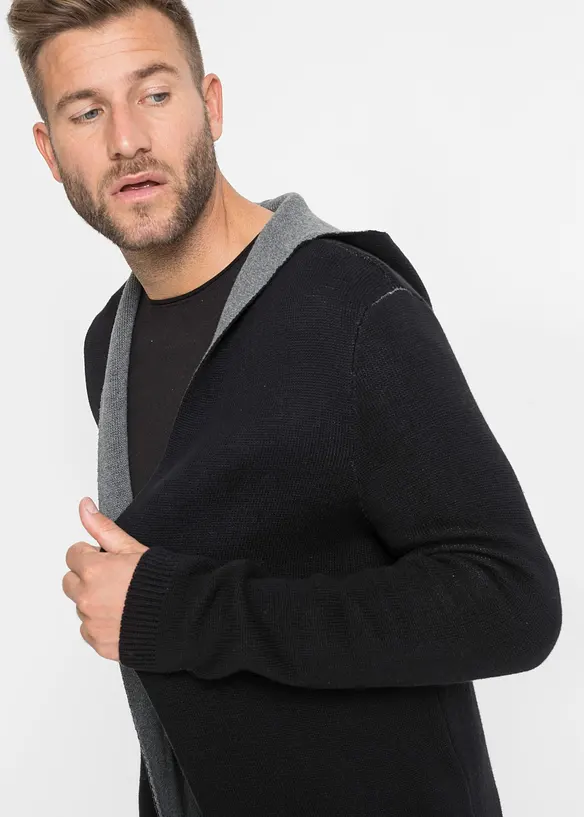 RAINBOW Kapuzen-Strickjacke Aus Baumwolle