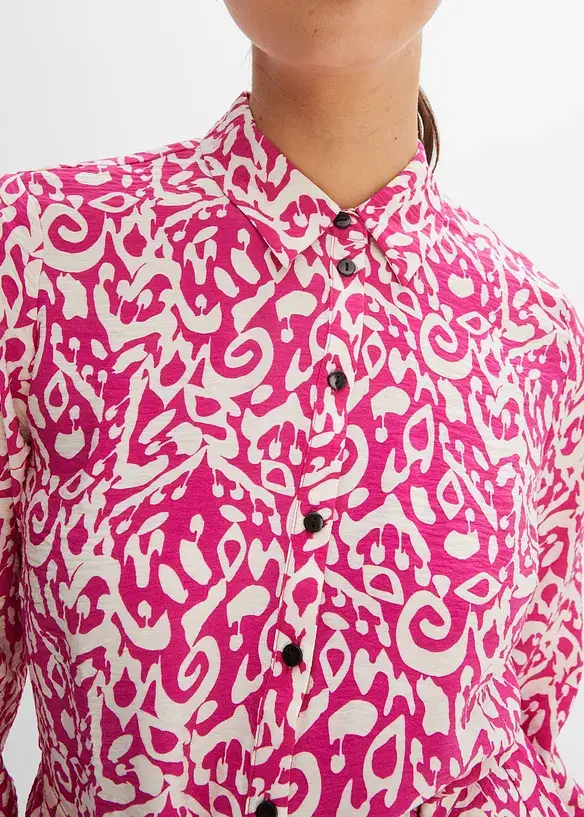 RAINBOW Kurzes Kleid Aus Strukturierter Viskose