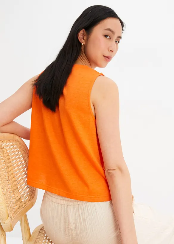 RAINBOW Kurzes Top In Strickoptik