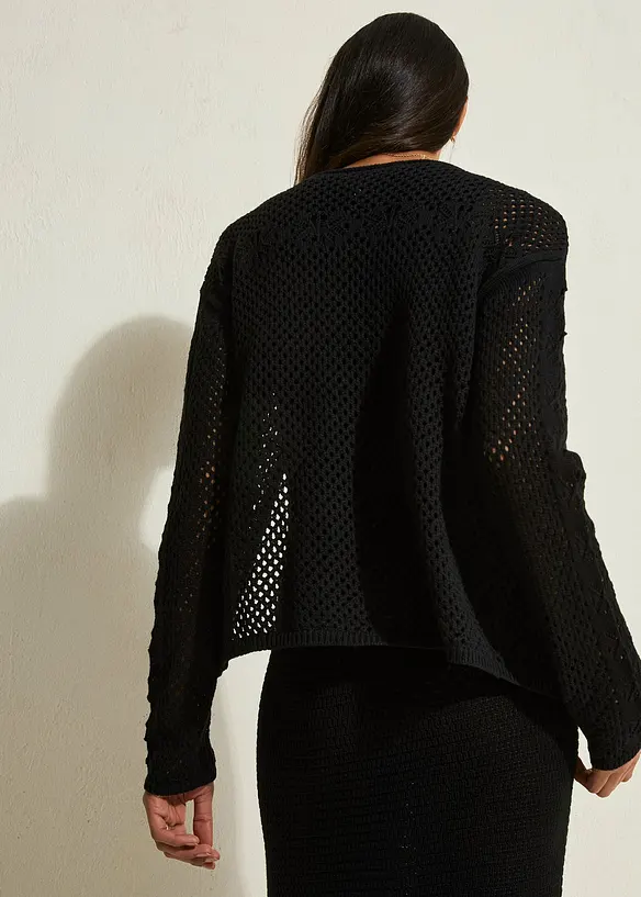 RAINBOW Leichte Strickjacke Mit Bindedetail