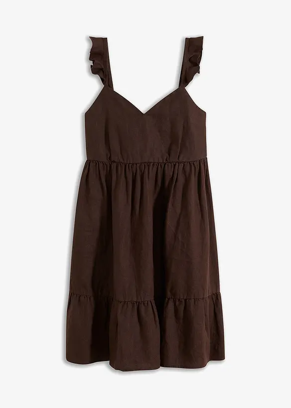 RAINBOW Leinen-Kleid