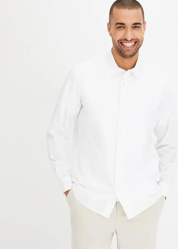 RAINBOW Loose Fit Langarmhemd, Extra Weit