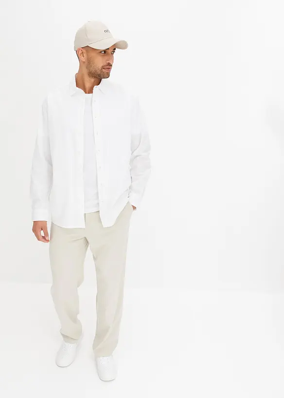 RAINBOW Loose Fit Langarmhemd, Extra Weit