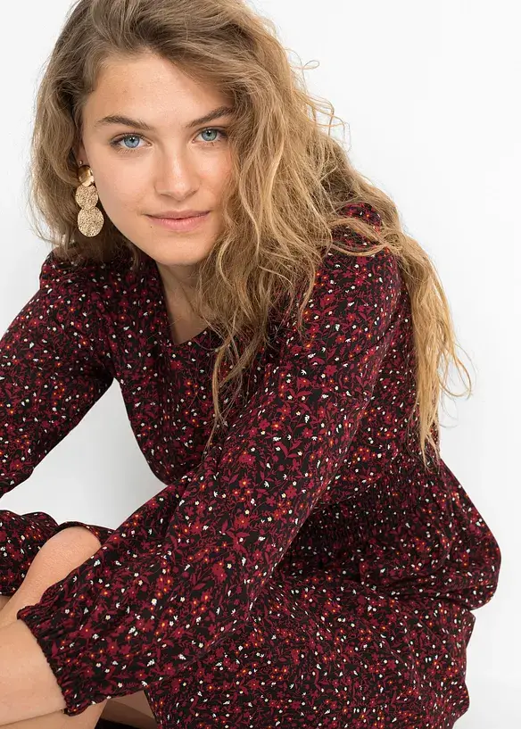 RAINBOW Midikleid Mit Blumenprint