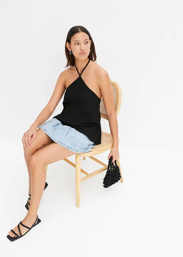 RAINBOW Neckholder-Blusentop