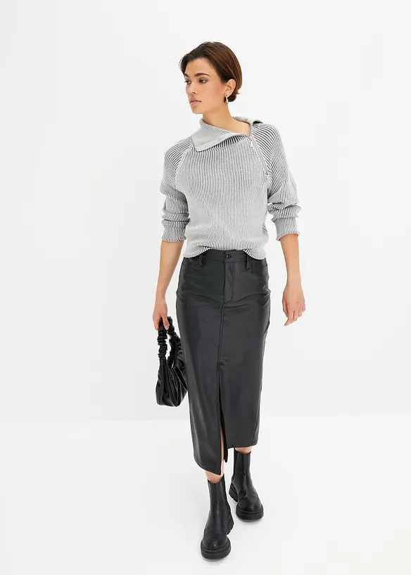 RAINBOW Ripp-Pullover Im Used Look