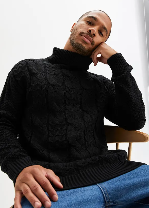 RAINBOW Rollkragenpullover, Loose Fit