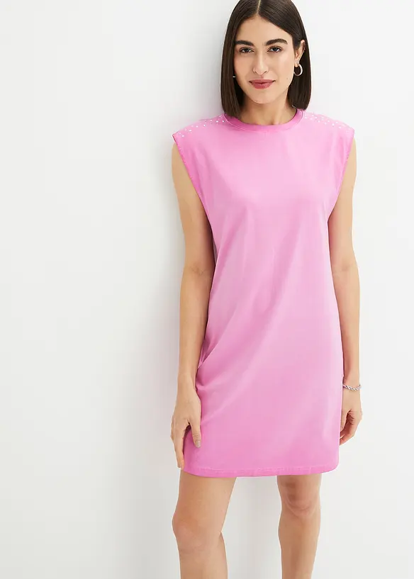 RAINBOW Shirtkleid In Used-Optik Mit Nieten