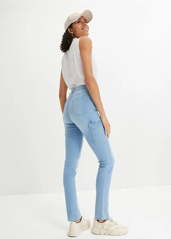 RAINBOW Skinny-Cargo-Jeans