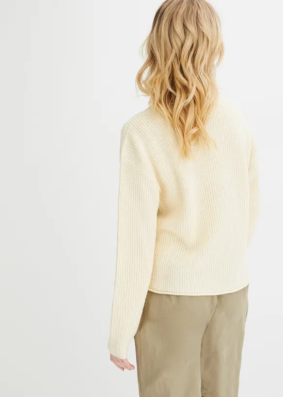 RAINBOW Strickpullover, Verkürzt