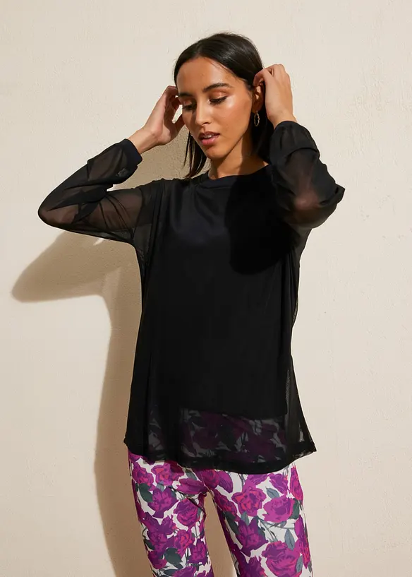 RAINBOW Sweatshirt Mit Mesh