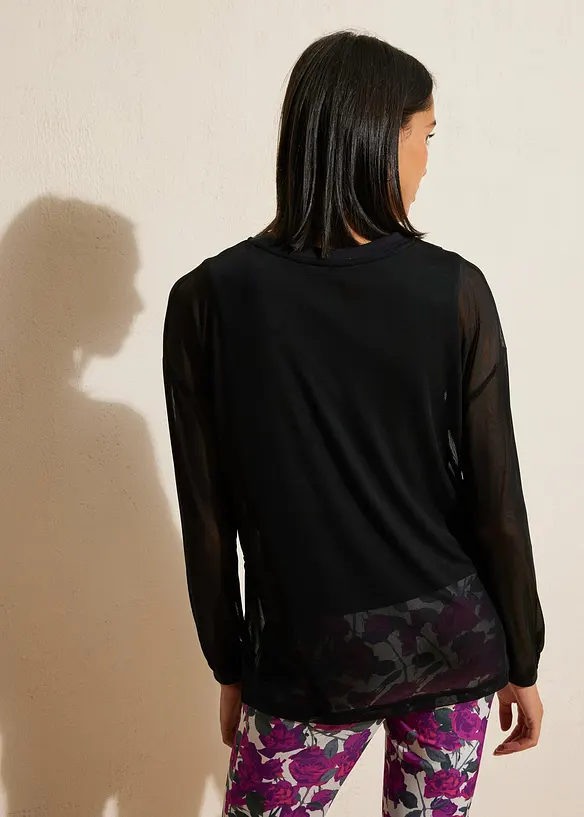 RAINBOW Sweatshirt Mit Mesh