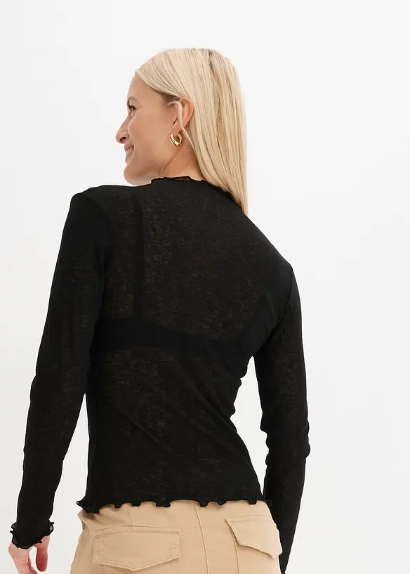 RAINBOW Transparentes Langarmshirt
