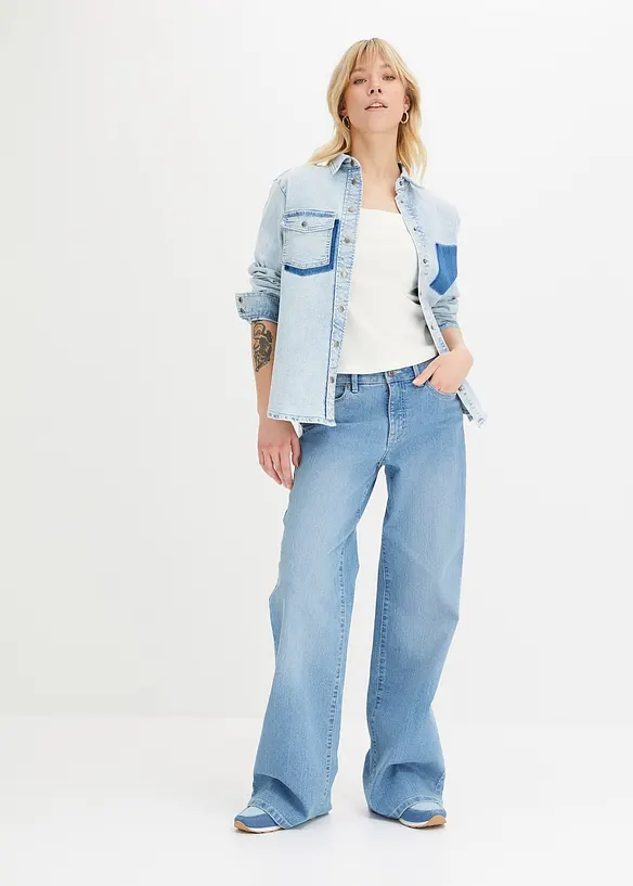 Bonprix Ripp-Top Aus Bio-Baumwolle (Doppelpack 2-tlg. Set)